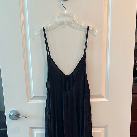 Elan Cover-Up Slip Sleeveless Scoop Neck Mini Dress Black Size L - Picture 5 of 15